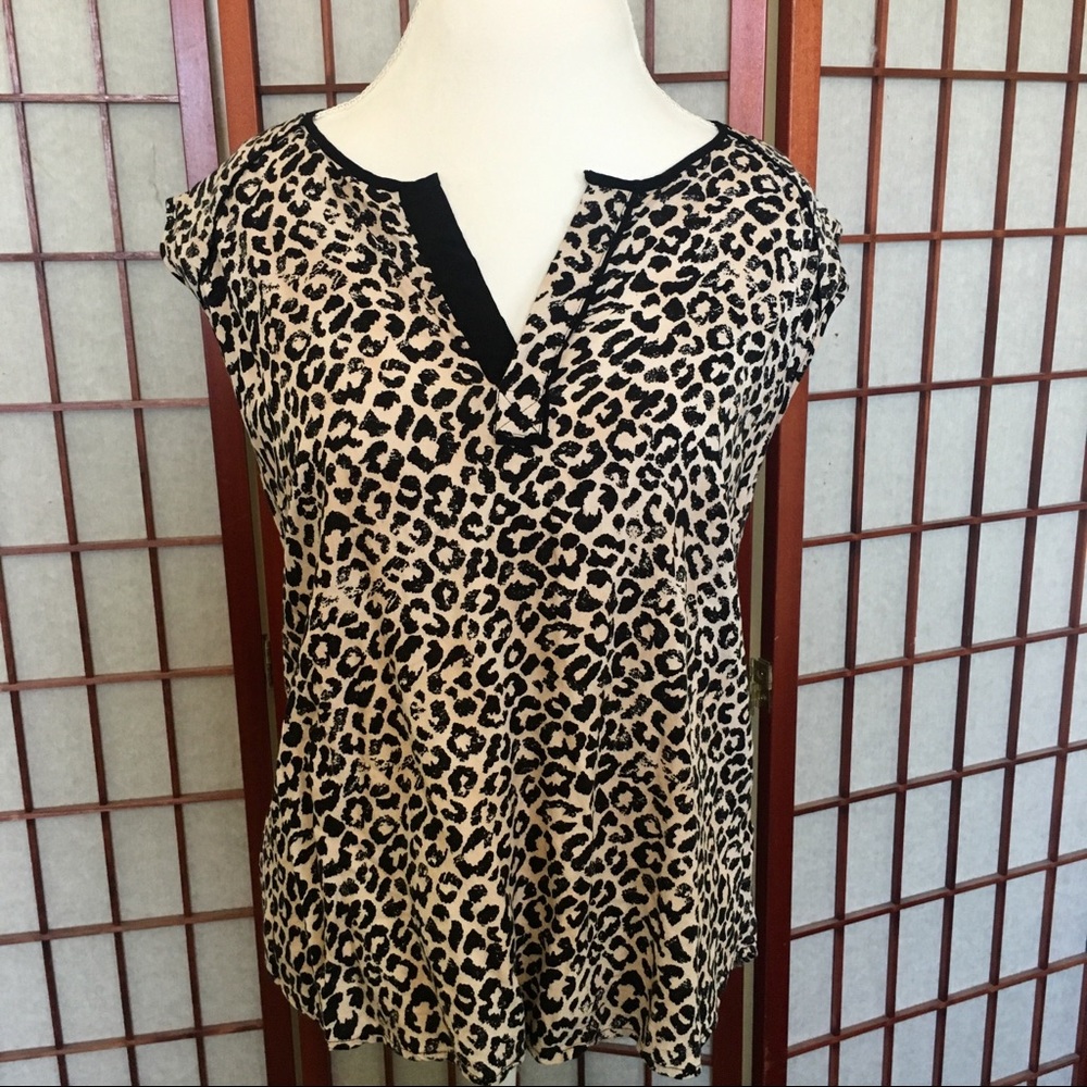 Kenar Cheetah Print Muscle Top Size XL